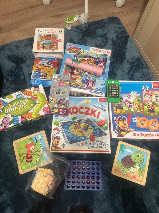 puzle, gry, zabawki