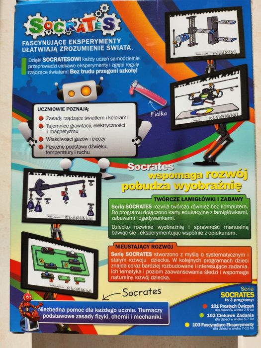 Gra PC-ROM i karty edukacyjne dla dzieci