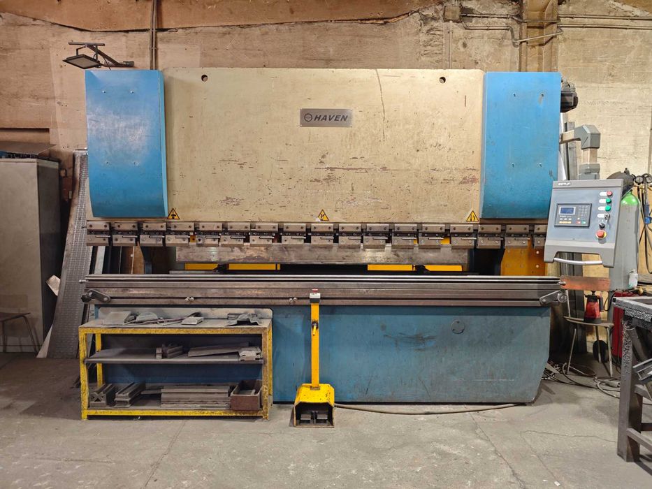 Hydrauliczna prasa krawędziowa CNC HAVEN HPK-125/3200 125 ton 3,2m 2011 r. Zenith MTP
