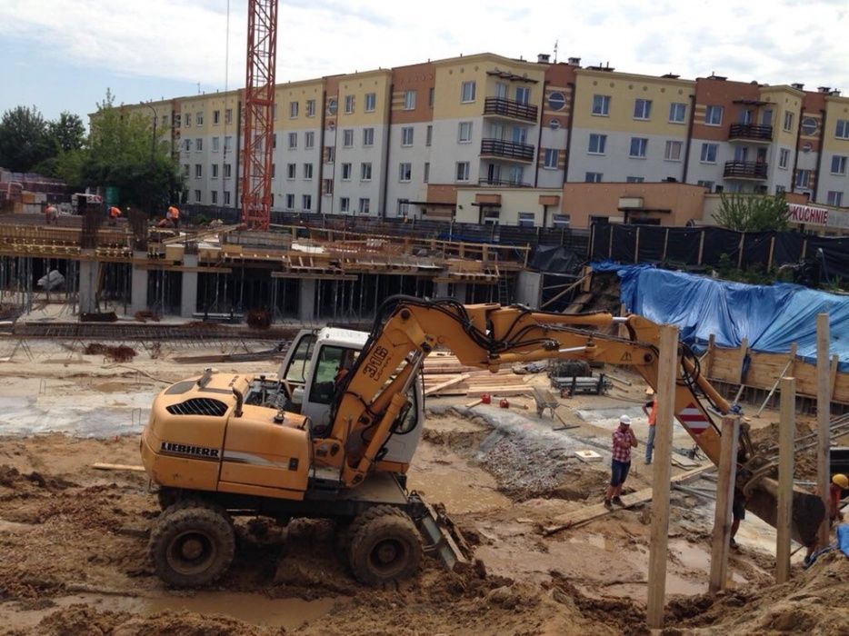 ODŚNIEŻANIE usł. koparką - koparko ładowarką.Transport materiałów syp