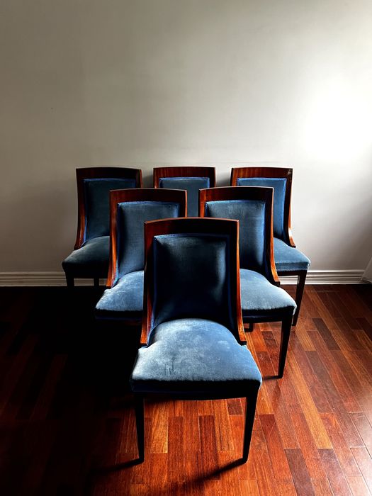 komplet 6 krzeseł w stylu EMPIRE pałacowe do jadalni