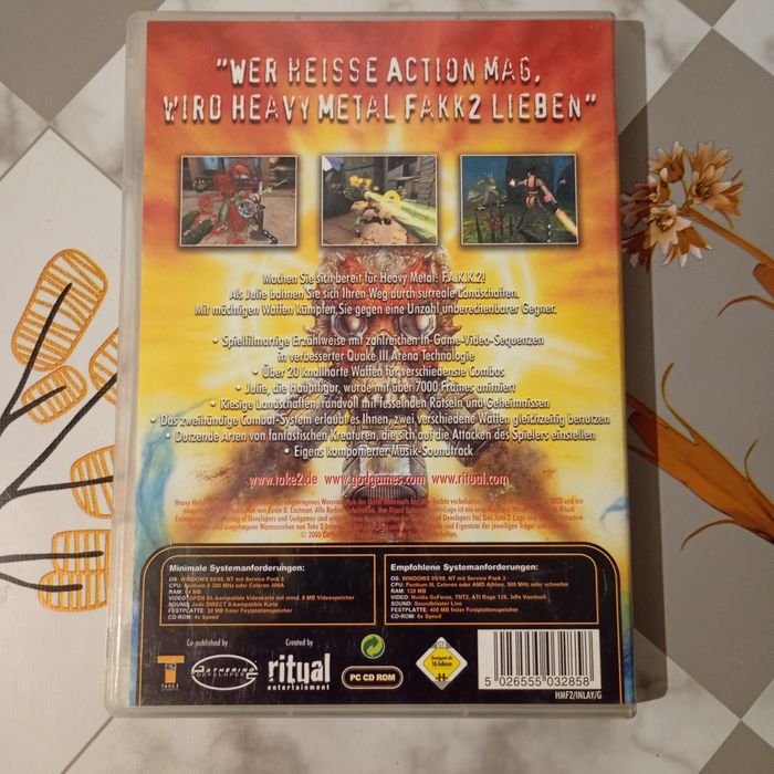 gra wideo Heavy Metal: F.A.K.K.² na platformę PC CD-ROM.