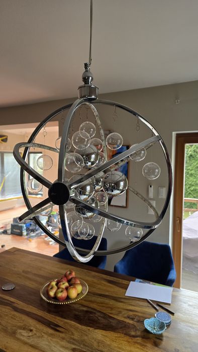 Lampy KARE Pendant Lamp Universum LED srebrna  2 szt
