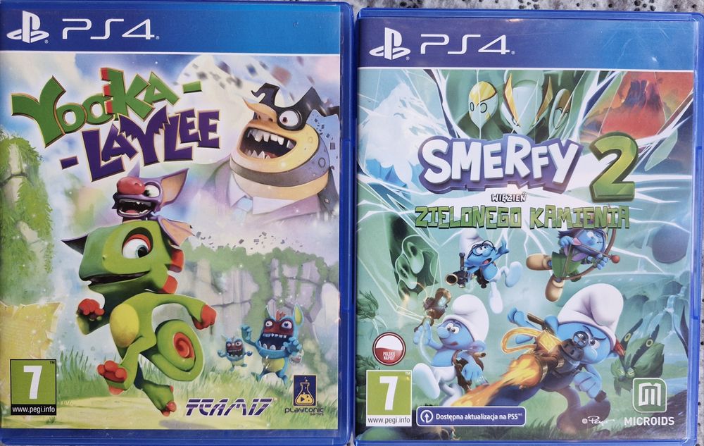 Zestaw gier na konsolę PS4