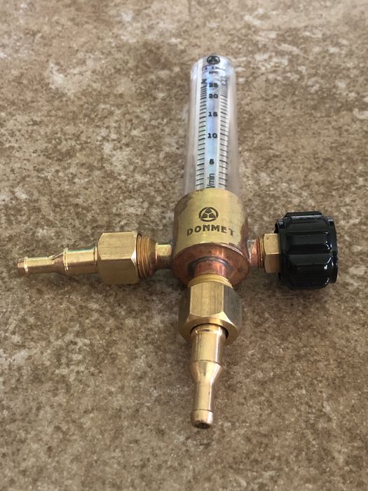 Ротаметр углекислотный/аргоновый газовый постовой Ar/CO2 25л/ч ДОНМЕТ