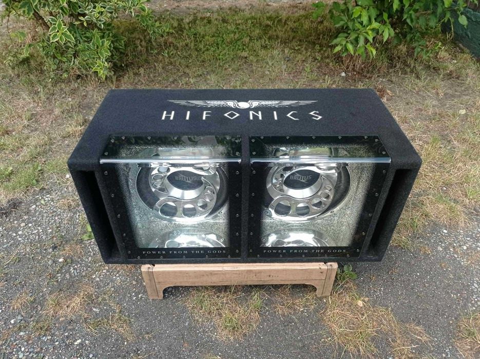 Subwoofer Tuba Skrzynia Basowa HIFONICS BRUTUS BX 12 DUAL USA 2 x 400RMS