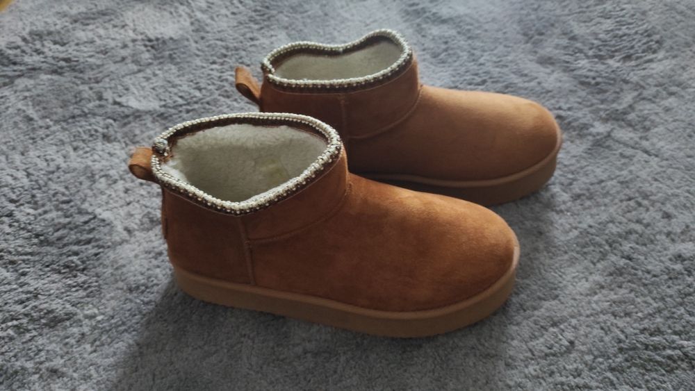 Buty jesienne typu UGG damskie wygodne