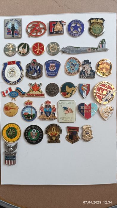 Знаки,значки армии СЩА