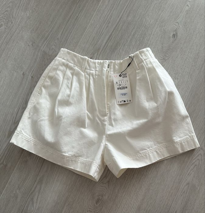 Білі шорти Zara S