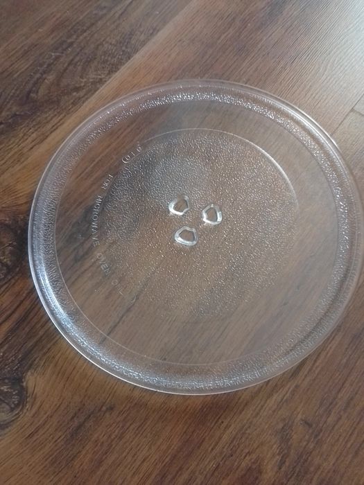 Talerz szklany do mikrofalówki 250mm, stan bdb