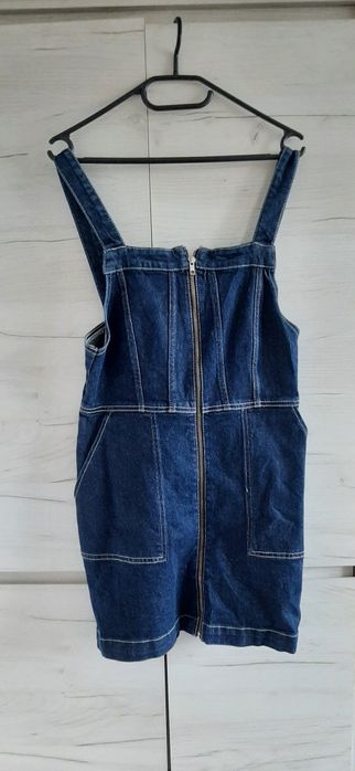 Dżinsowa ogrodniczka mini, rozmiar M
