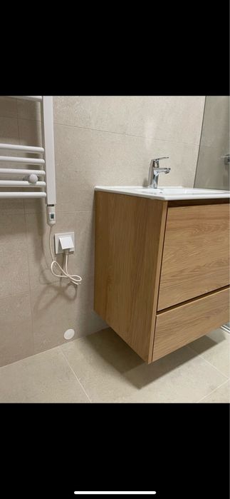 Armário WC pia Sanindusa & torneira Grohe