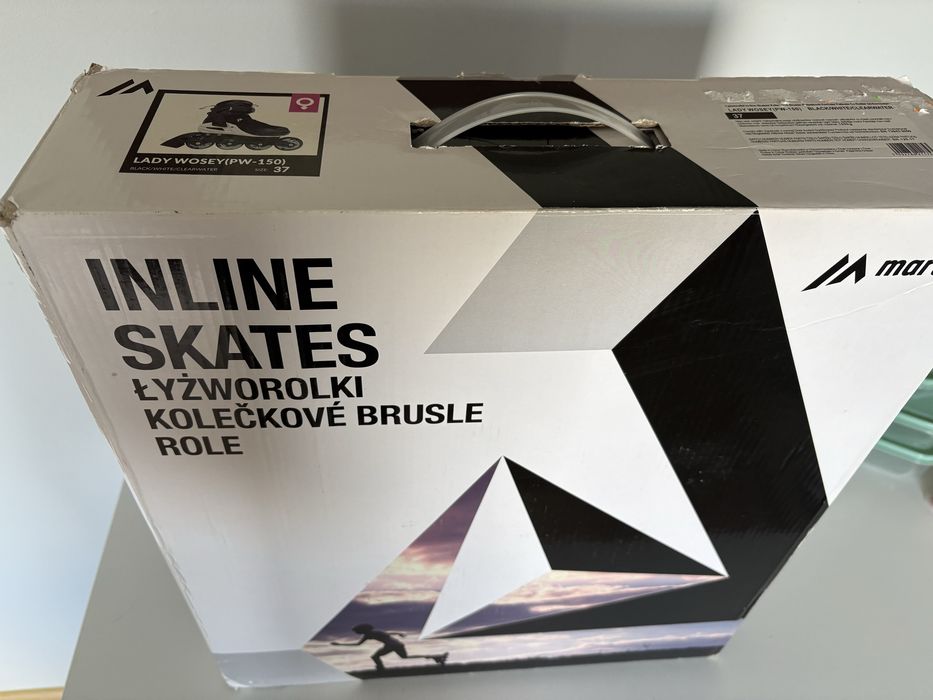 Rolki damske Lady Wosey r. 37 + komplet ochrony + pudełko