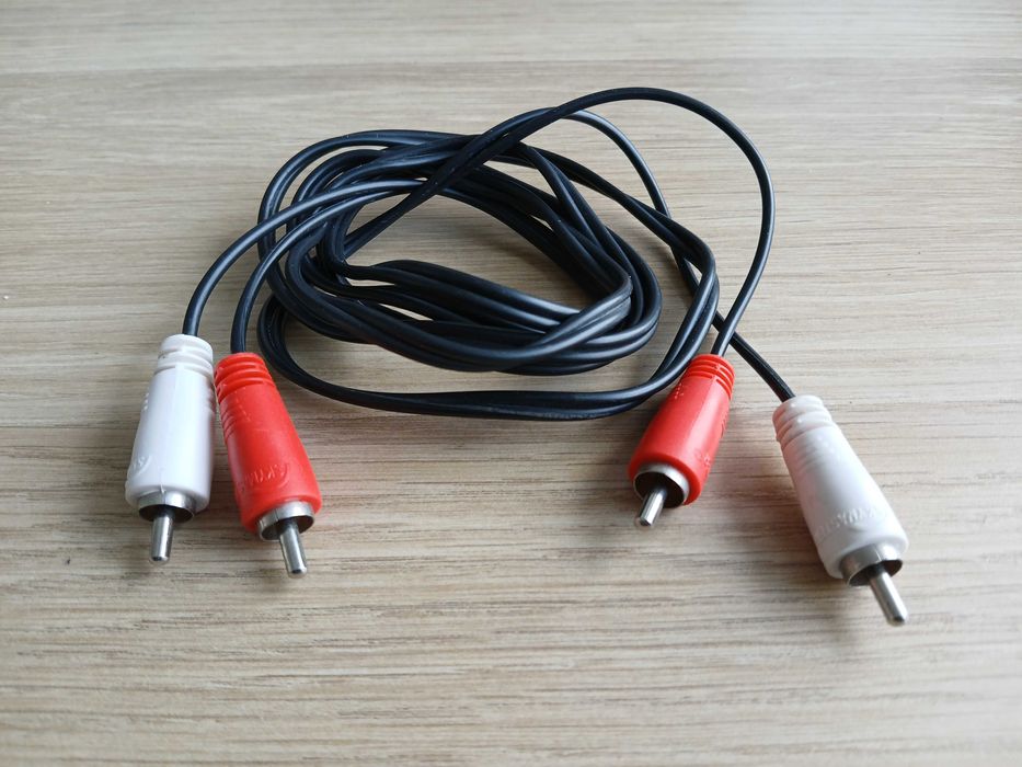 Kabel przewód stereo 2 x RCA (cinch) - 2 x RCA (cinch) długość 1,6 m