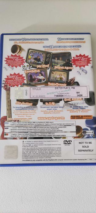 Eye Toy (Playstation 2) com jogo