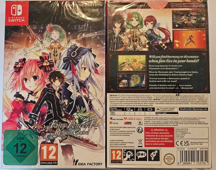 Fairy Fencer F Refrain Chord Switch Nowa darmowa wysyłka