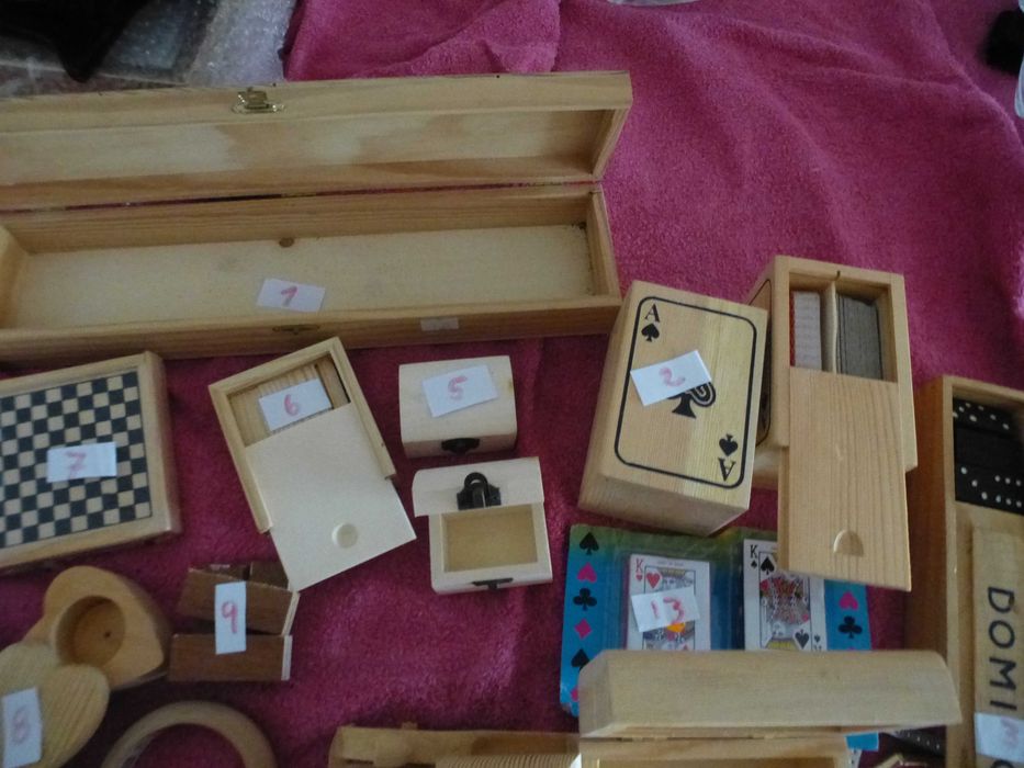 Various boxes and craft materials64286070521217127