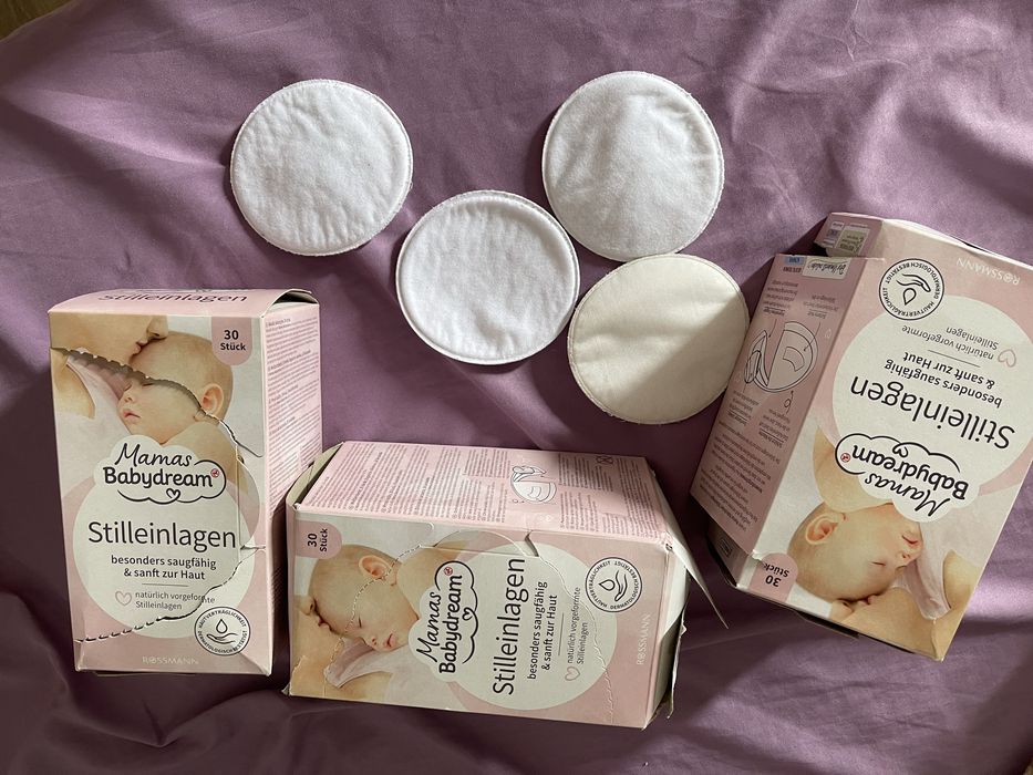 Protetores de seios reutilizáveis e descartáveis