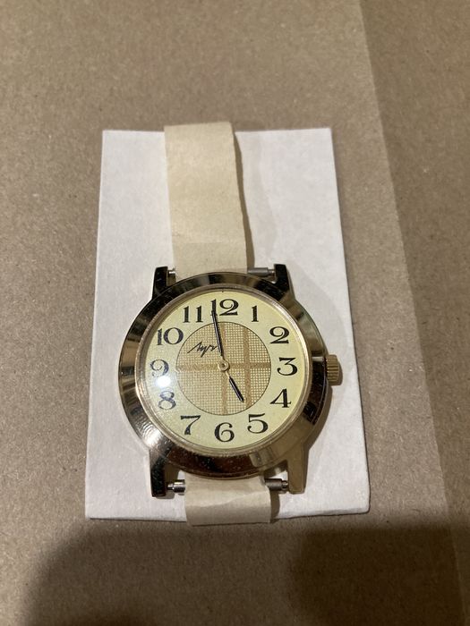 Часы Луч с золотым покрытием