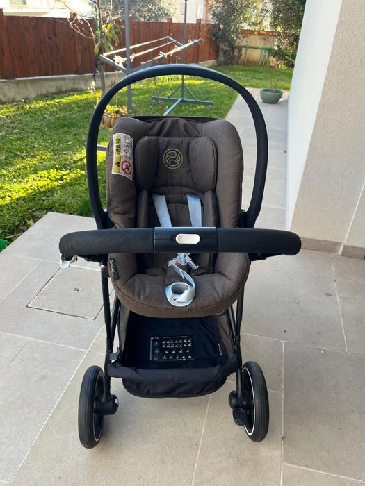 Carrinho Gazelle S + Ovo + Cadeira Passeio + isofix