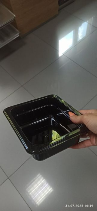 Гастроємність 1/6-100 нержавійка та полікарбонат від 65мм