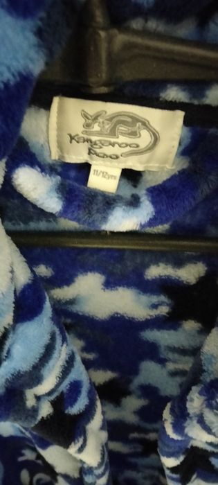 Детский теплый халат Kangoroo Poo,на 11-12лет