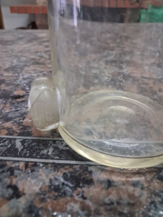 Frasco de farmácia antigo , ver fotos