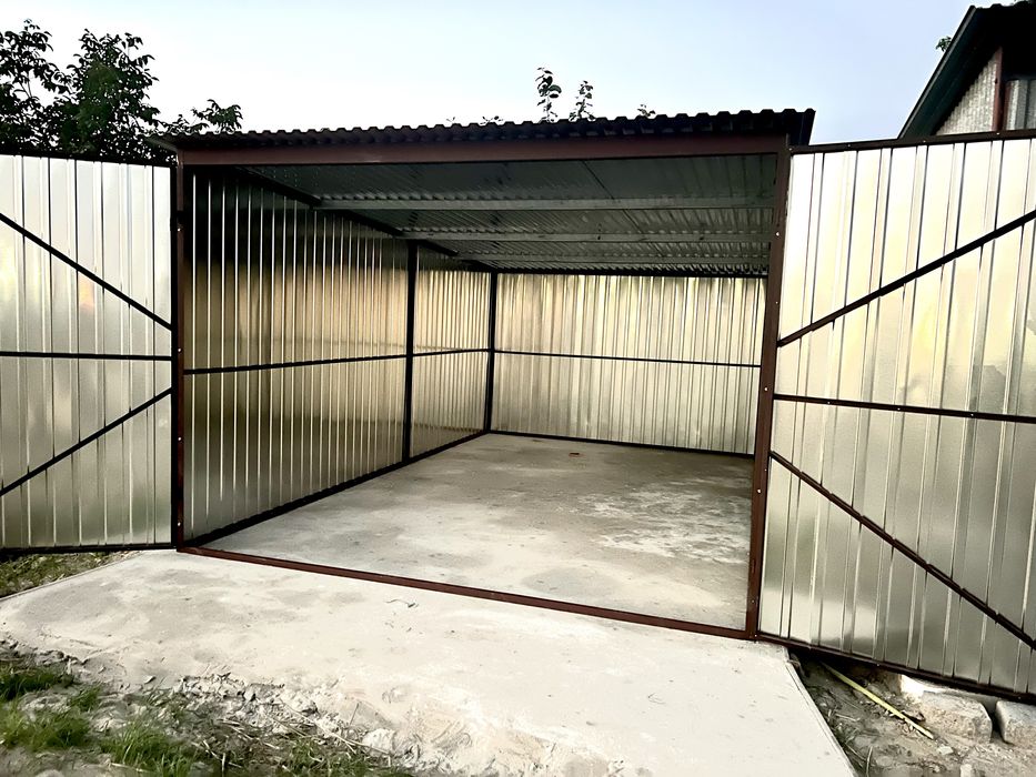 Garaż blaszany do wynajęcia – nowy, solidny, z betonową posadzką