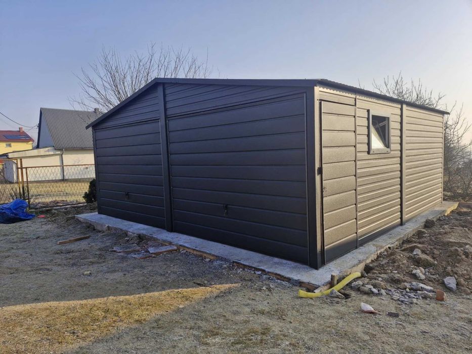 Garaz blaszany garaż blaszak garaże blaszane 6x6 7x5 6x6 7x6 5x7 9x6