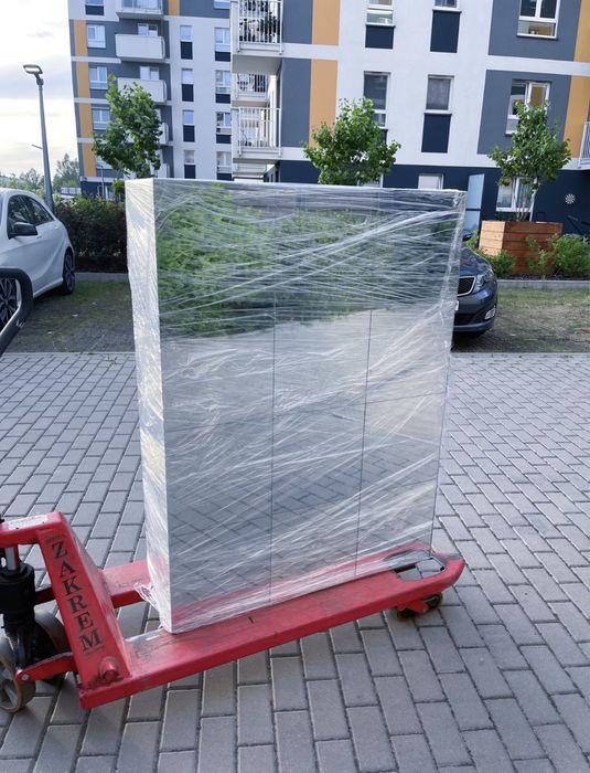 Recepcja lada recepcyjna kosmetyczna lustrzana mała glamour szklana