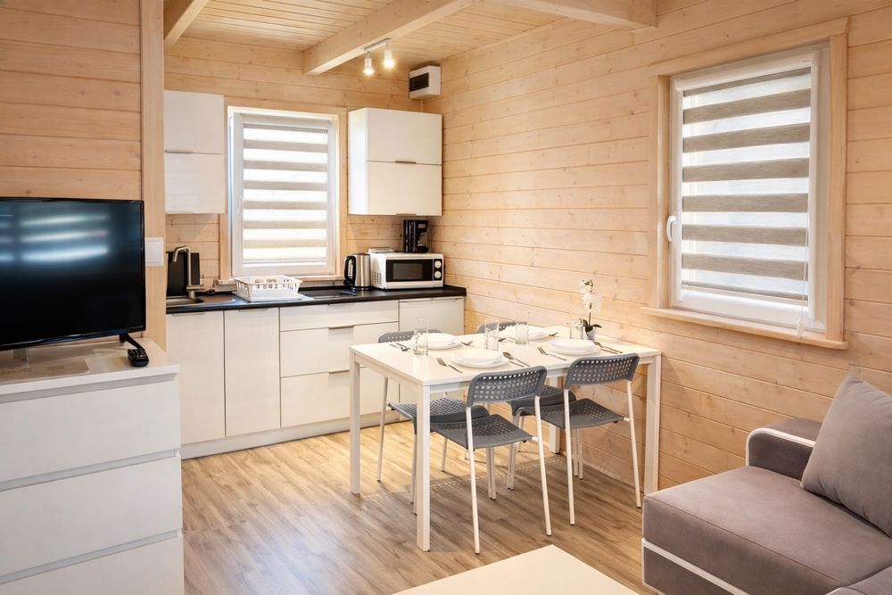 domki letniskowe nad  morzem Wicie, plac zabaw, atrakcje dla dzieci