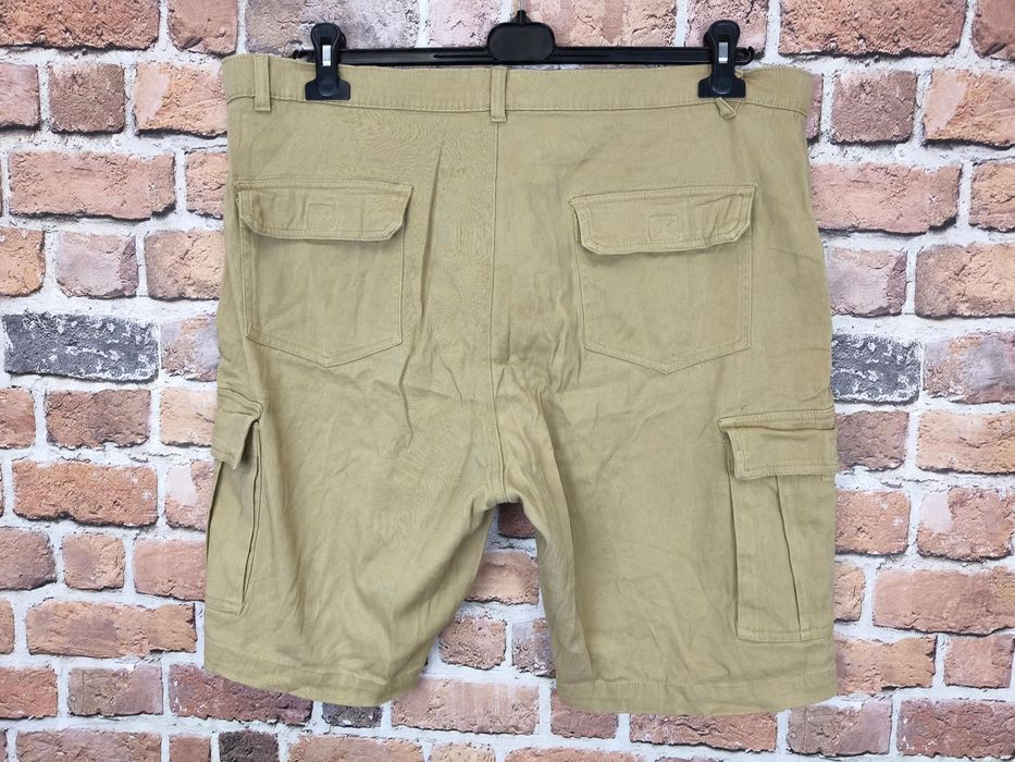 Wicked stitch jeansowe spodenki bojówki brązowe 38