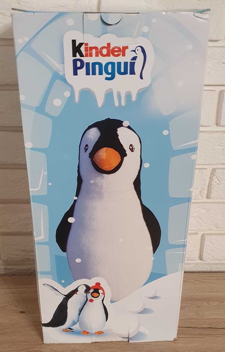 duży Pingwin Kinder Pingui maskotka pluszowa 50cm