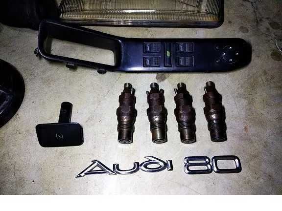 faróis , volante ...  peças  material golf  III  3  /  audi 80  b3 /   ford  transit  tdci