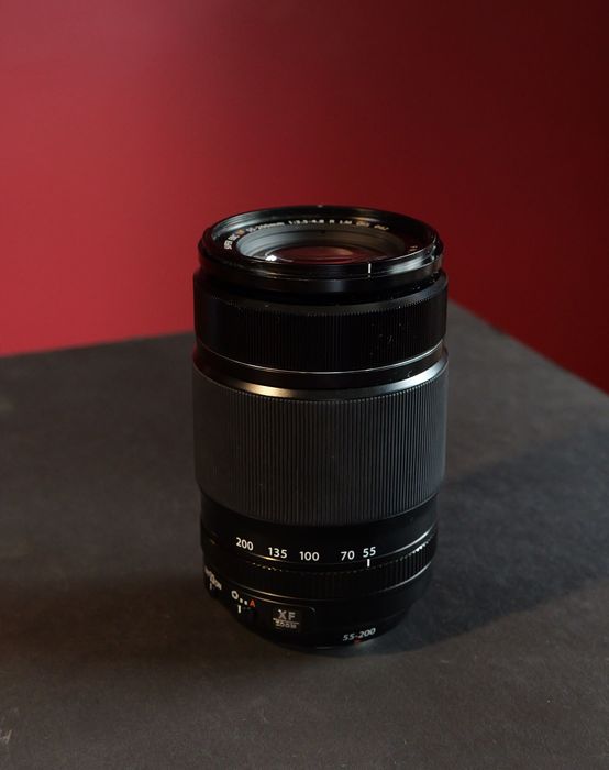 Fuji 55-200 f3.5-4.8 com caixa e pouco uso