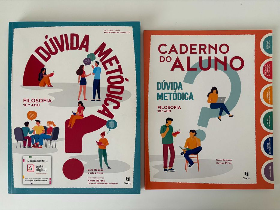 Manual e Caderno de atividades Dúvida Metódica 10º ano Filosofia