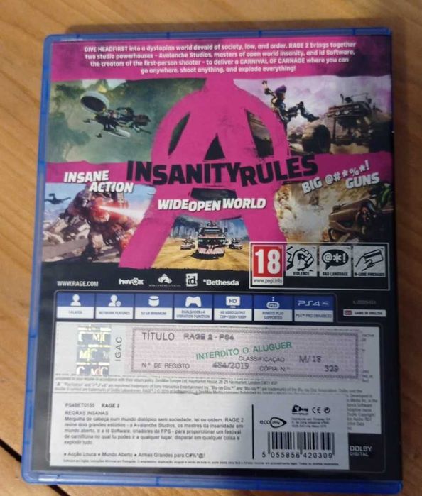 PlayStation 4 - Rage 2