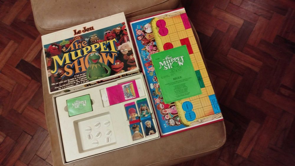Jogo Tabuleiro Marretas Le Jeu The Muppet Show Francês Vintage Anos 80