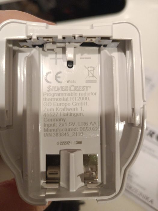 Termostat grzejnikowy, pokojowy SilverCrest. Nowy. Wysyłka gratis!