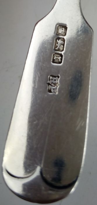 Colheres georgianas (3) - Prata esterlina .925 - London 1832 e 1909