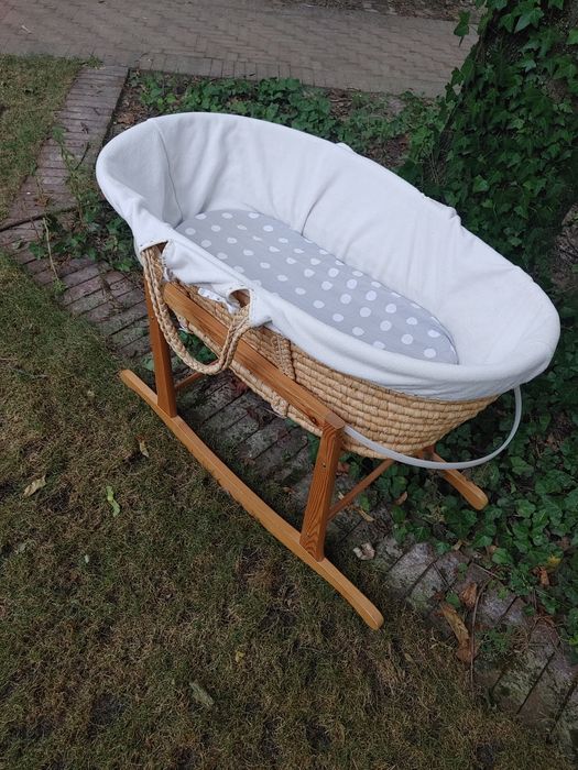 Kosz Mojżesza naturalny z kołyską