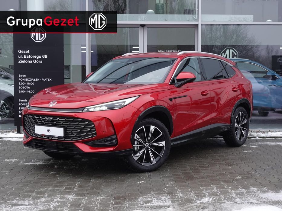 MG HS 1.5T DCT 224KM Hev+ wersja EXCLUSIVE Diamond Red kredyt 50/50