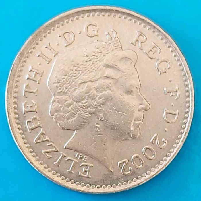10 Pence de 2002, Reino Unido, Isabel II