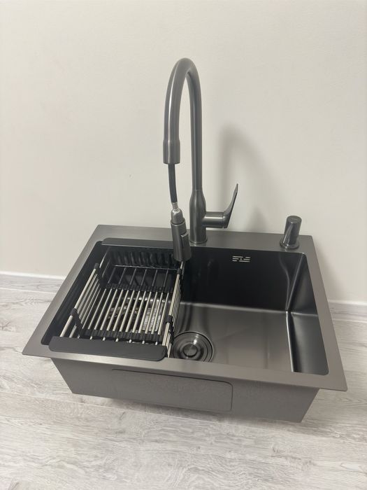 Акция -27%.Мойка для кухни 58*43 Valeso hendmade 3 mm.