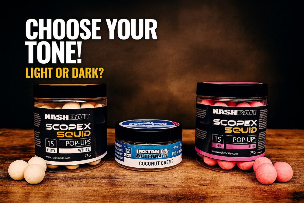 Kulki Pop Up Nash Scopex Squid 15mm White/Pink + Coconut Creme