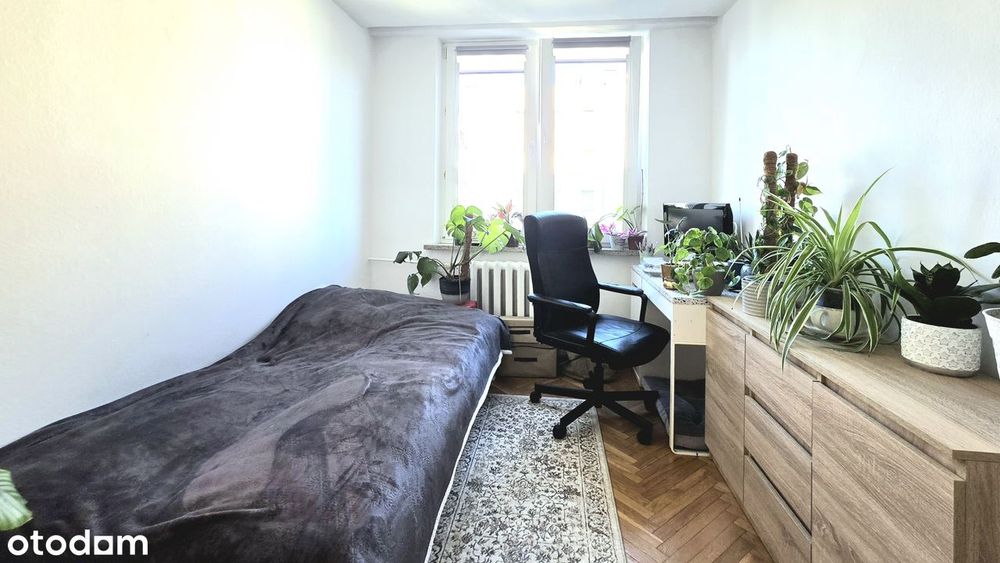 3 pokoje, oddzielna jasna kuchnia, balkon, piwnica na Mokotowie