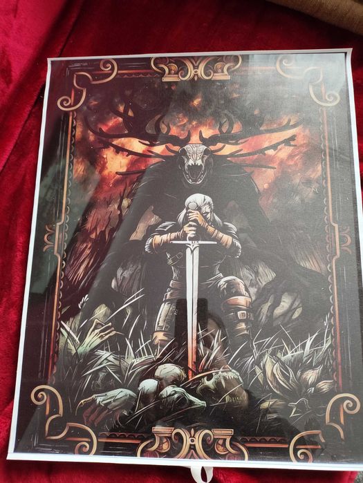 Wiedźmin The witcher płótno obraz