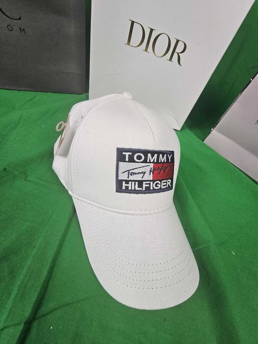Czapki z daszkiem Premium tommy hilfiger Czapka biała