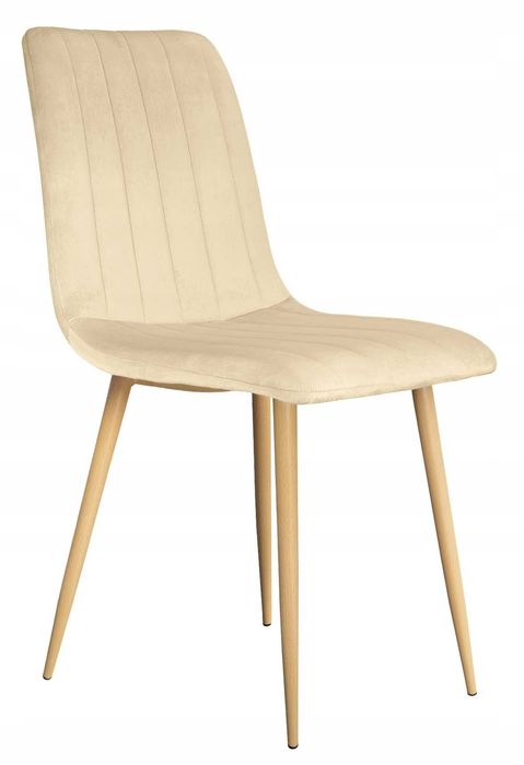 Welurowe krzesło tapicerowane do salonu i jadalni. Nowe. Wysyłka 24h