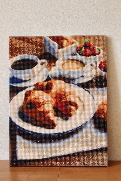 Готовая картина алмазная мозаика